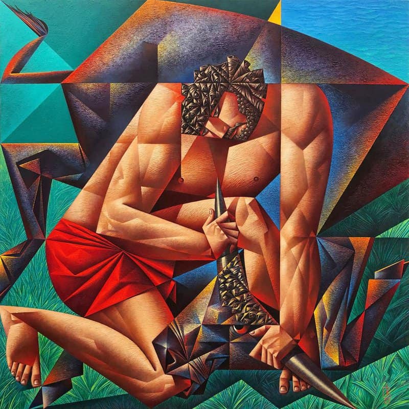 Georgy Kurasov - The Cretan Bull: A Herculean Vision premium reproduction