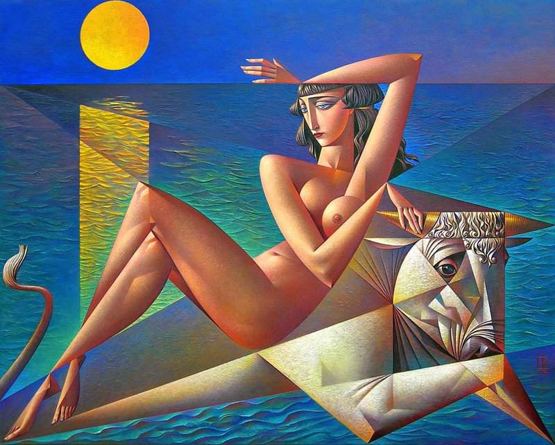 Georgy Kurasov - The Rape of Europe Art Piece premium reproduction