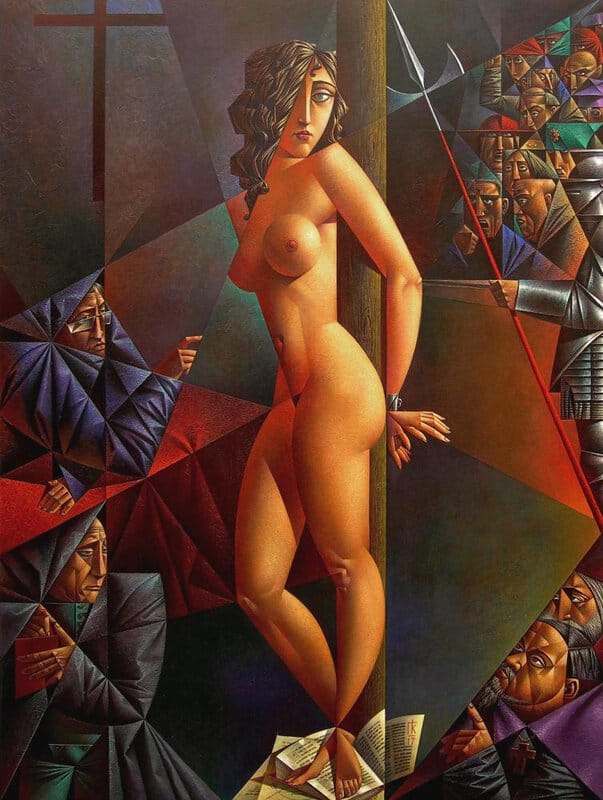 Georgy Kurasov - The Witch's Trial premium reproduction