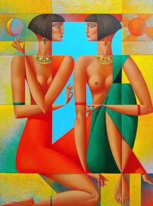 Georgy Kurasov - Twins Abstract Art wall art