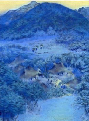 Hayami Gyoshu - Village in Shugakuin, 1918 wall art