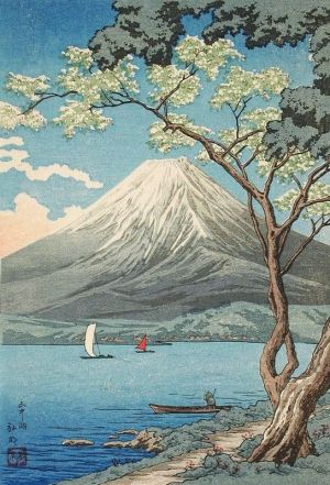 Hiroaki Takahashi - Mount Fuji from Lake Yamanaka wall art
