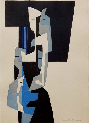 Hodaka Yoshida - Abstract Figures, 1952 Wall Art wall art