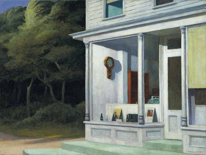 Edward Hopper - Early Morning Light premium reproduction printed or painted
