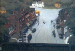 Edward Hopper - The American Village Vision wall art