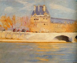 Childe Hassam - Afternoon Light on the Seine wall art