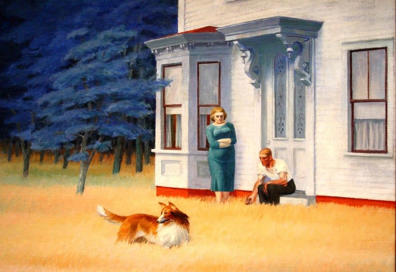 Edward Hopper - Cape Cod Evening Wall Art premium reproduction printed or painted