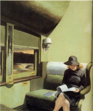 Edward Hopper - Compartment C, Car 193 wall art