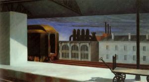 Hopper - Dawn in Pennsylvania Art Print wall art