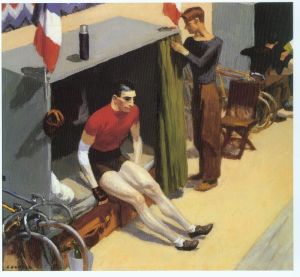 Edward Hopper - French Six Day Bicycle Rider Painting wall art