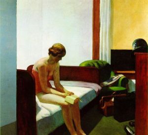 Edward Hopper - Hotel Room: A Sojourn in Solitude wall art