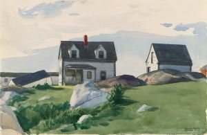 Edward Hopper - Squam Light Houses, 1923 wall art