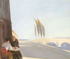 Edward Hopper - Le Bistro or Wine Shop 1909 wall art