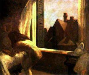 Edward Hopper - Moonlight Interior Painting wall art