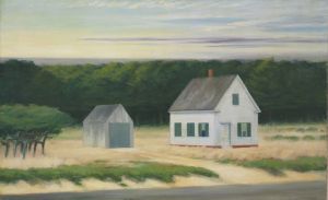 Edward Hopper - October on Cape Cod Wall Art wall art