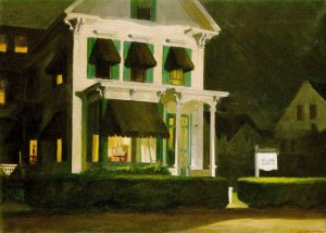 Edward Hopper - Room for Tourists Nocturne wall art