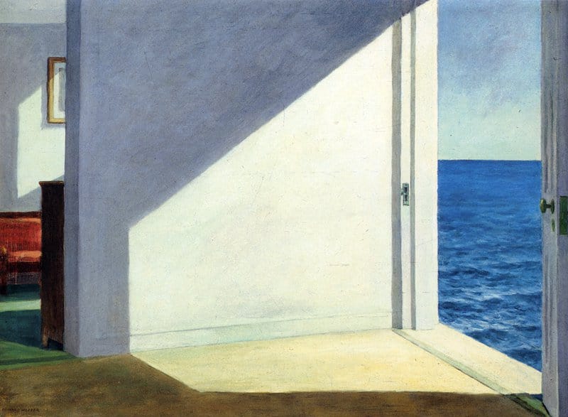 Edward Hopper - Rooms By The Sea Wall Art premium reproduction printed or painted