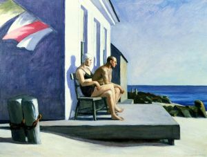 Edward Hopper - Sea Watchers, 1952 Masterpiece wall art