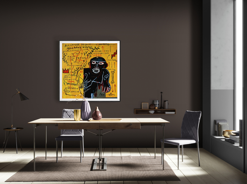Jean-Michel Basquiat - All Colored Cast Part III (1982)