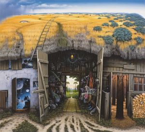 Jacek Yerka Epitaph wall art