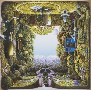 Jacek Yerka Krysia Gardens wall art