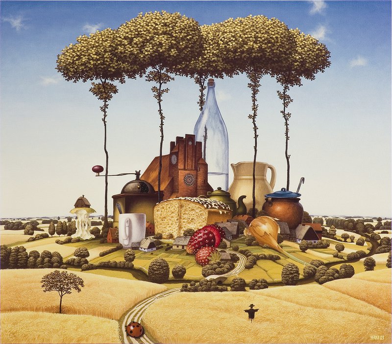 Jacek Yerka Melt premium reproduction printed or painted