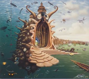 Jacek Yerka Port wall art