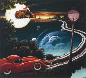 Jacek Yerka Returning Home wall art