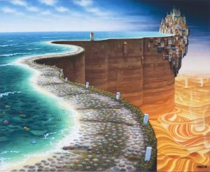 Jacek Yerka Ultima Thule wall art