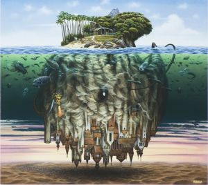 Jacek Yerka Wegener S Theory wall art