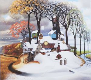 Jacek Yerka Winter Madeira wall art
