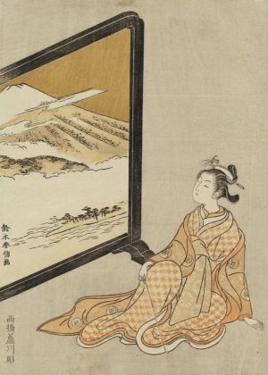 Elegant Contemplation: A Journey Through Edo Art wall art