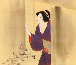 Elegant Japanese Beauty in Traditional Kimono wall art