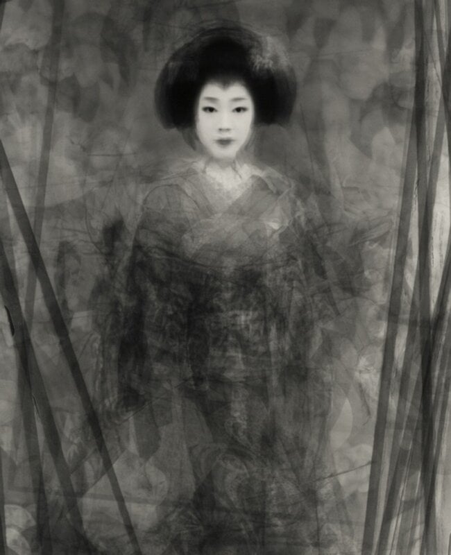 Ethereal Essence of Geisha: A Japanese Masterpiece premium reproduction