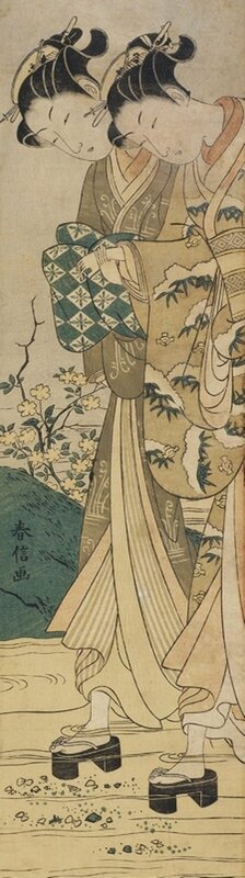 Graceful Elegance: Geishas in Japanese Art premium reproduction