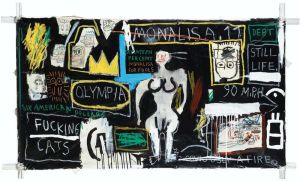 Jean-Michel Basquiat - Crown Hotel Mona Lisa, 1982 wall art