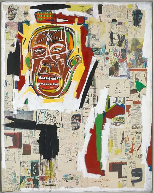 Jean-Michel Basquiat - King of the Zulus Wall Art premium reproduction