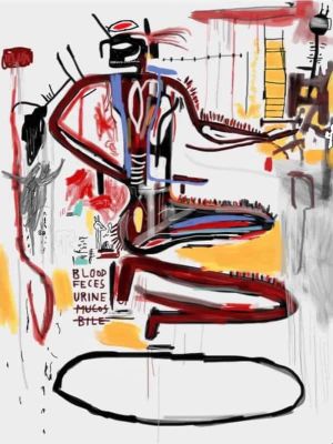Jean-Michel Basquiat - Pharynx 1985 wall art