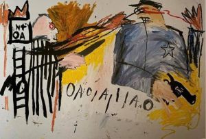 Jean-Michel Basquiat - Sheriff 1981 wall art
