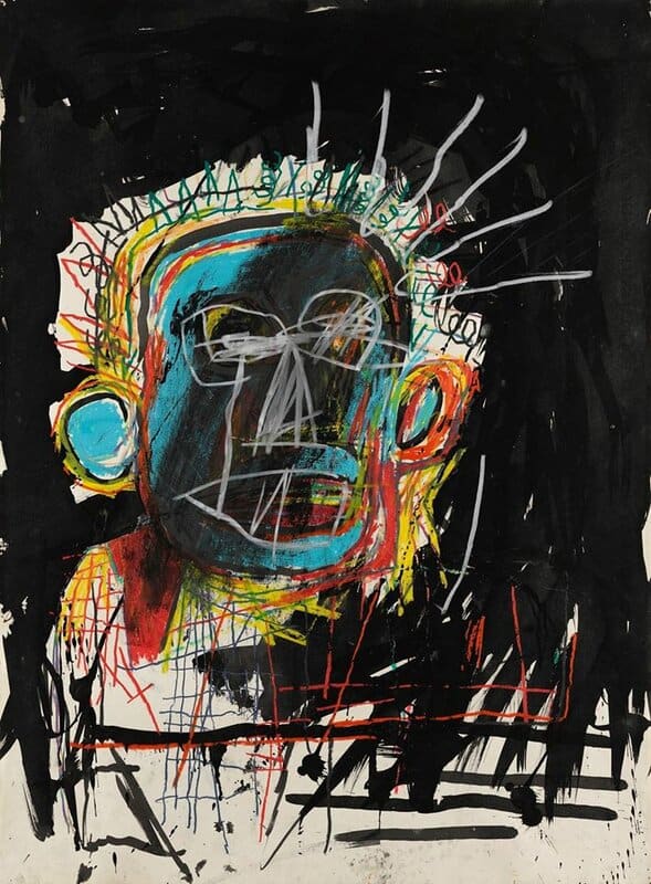 Jean-Michel Basquiat - Untitled 1982 Masterpiece premium reproduction