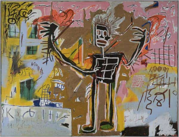Jean-Michel Basquiat - Untitled Tenant Expression 1982 premium reproduction