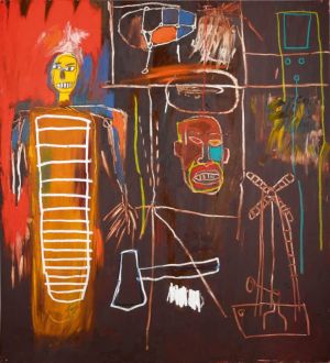 Jean-Michel Basquiat - Air Power Wall Art 1984 wall art