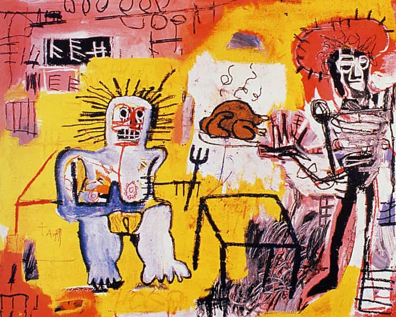 Jean-Michel Basquiat - Arroz Con Polo premium reproduction printed or painted