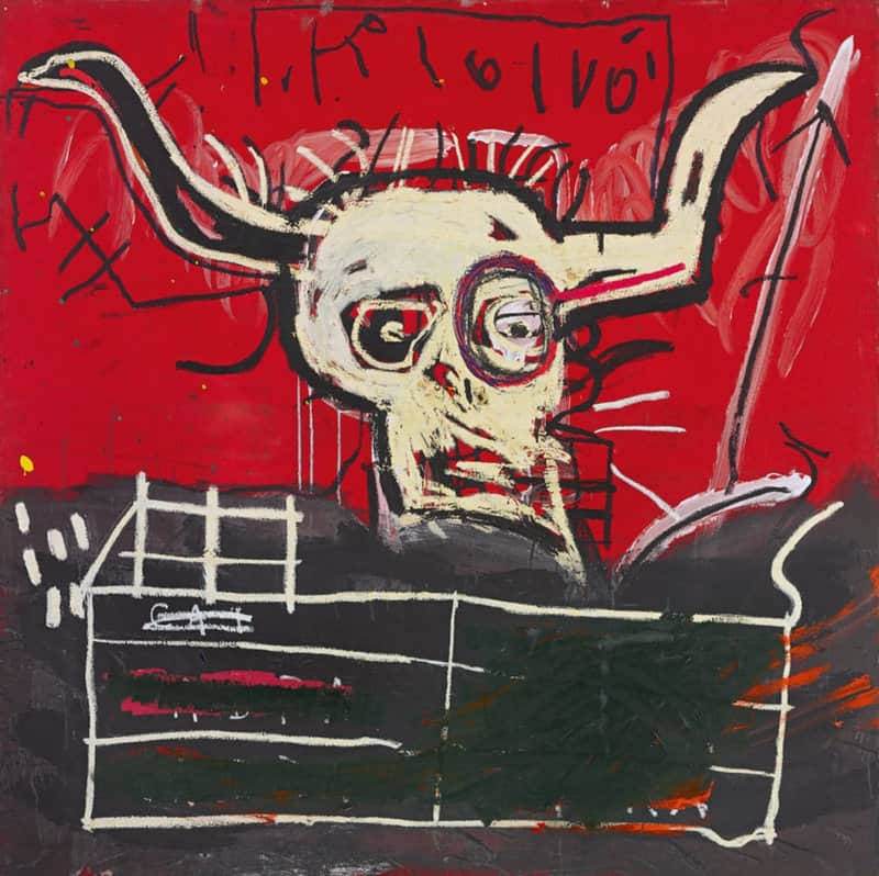 Jean-Michel Basquiat: Cabra, 1982 premium reproduction printed or painted