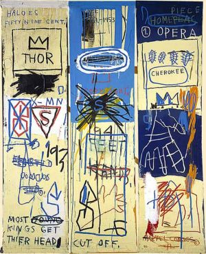 Jean-Michel Basquiat: Charles The First - 1982 wall art