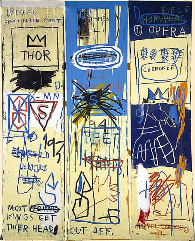 Jean-Michel Basquiat: Charles The First - 1982 premium reproduction printed or painted