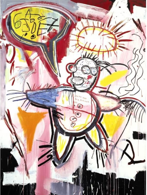 Jean-Michel Basquiat: Donut Revenge premium reproduction printed or painted