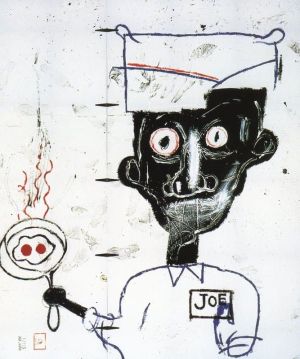 Jean-Michel Basquiat: Eyes and Eggs, 1983 wall art