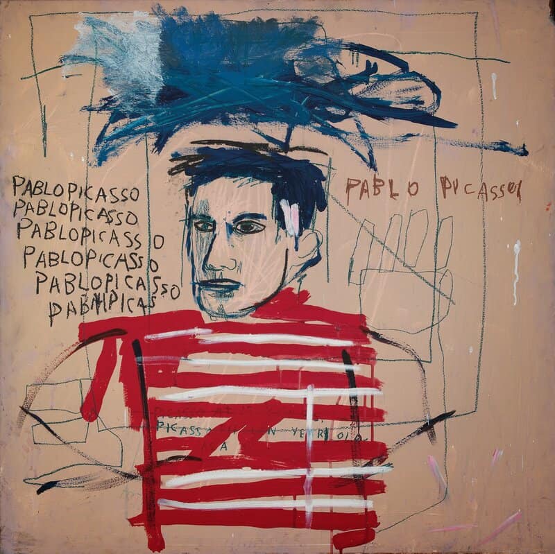 Jean-Michel Basquiat Tribute to Pablo Picasso premium reproduction printed or painted
