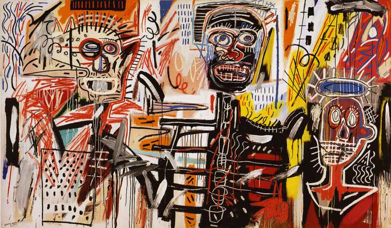 Jean-Michel Basquiat: Philistines (1982) premium reproduction printed or painted